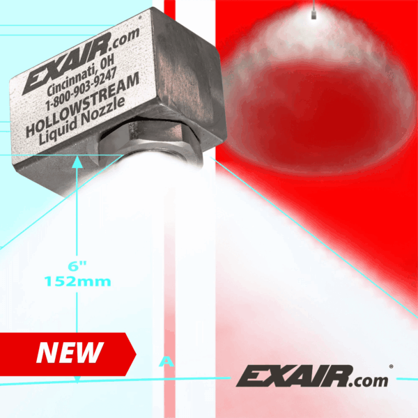 Boquilla para Líquido de Cono Hueco - HollowStream®