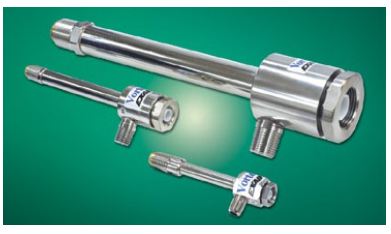 aire comprimido para generar una corriente de aire frío en un extremo y una corriente de aire caliente en el otro